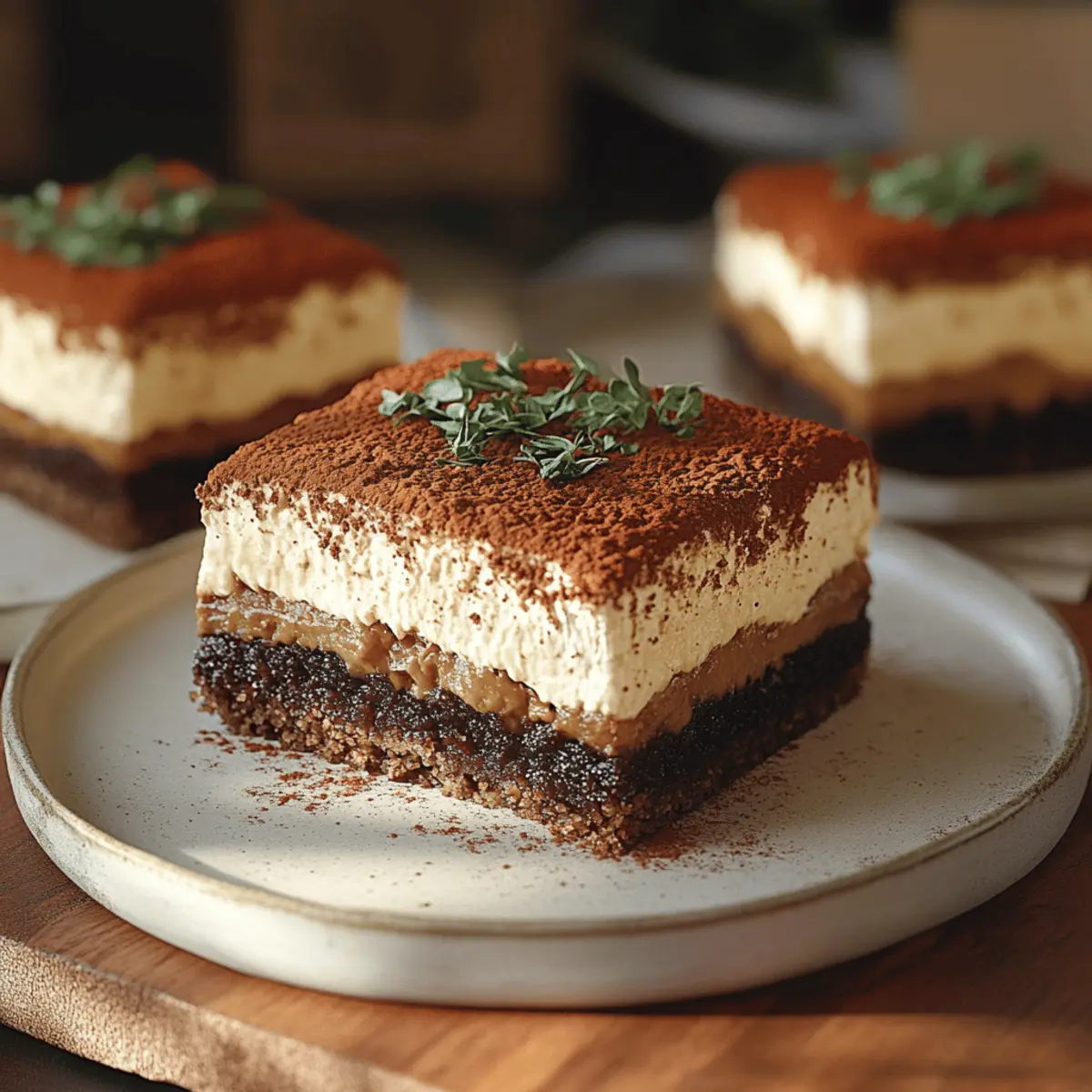 Tiramisu Brownies