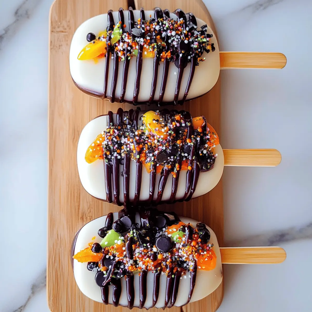 Halloween Cakesicles