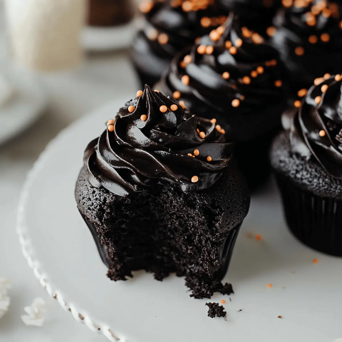 Black Velvet Cupcakes