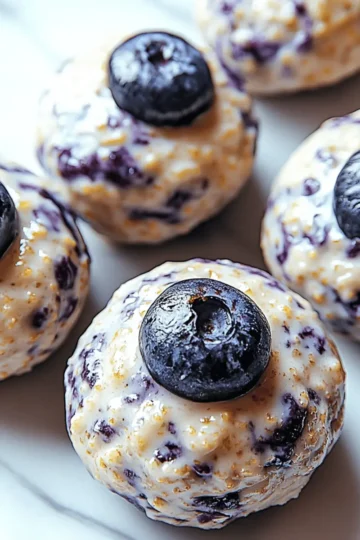 Blueberry Cheesecake Protein Bites