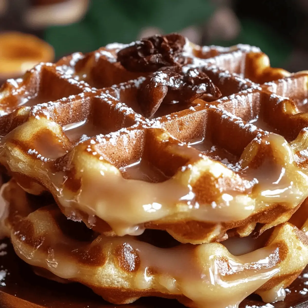 Apple Fritter Waffle Donuts