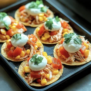 Mexican Rotisserie Chicken Tostadas