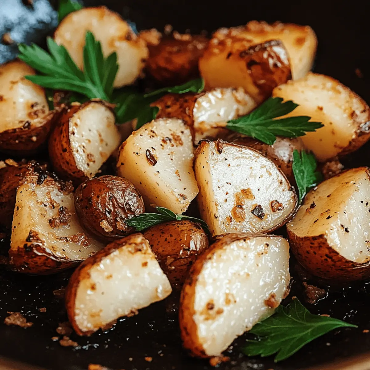 Roasted Garlic Parmesan Potatoes