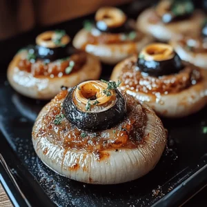 Stuffed Mushroom Eyeballs