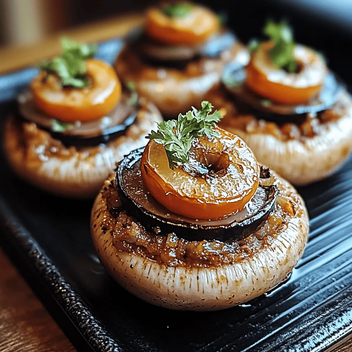 Stuffed Mushroom Eyeballs