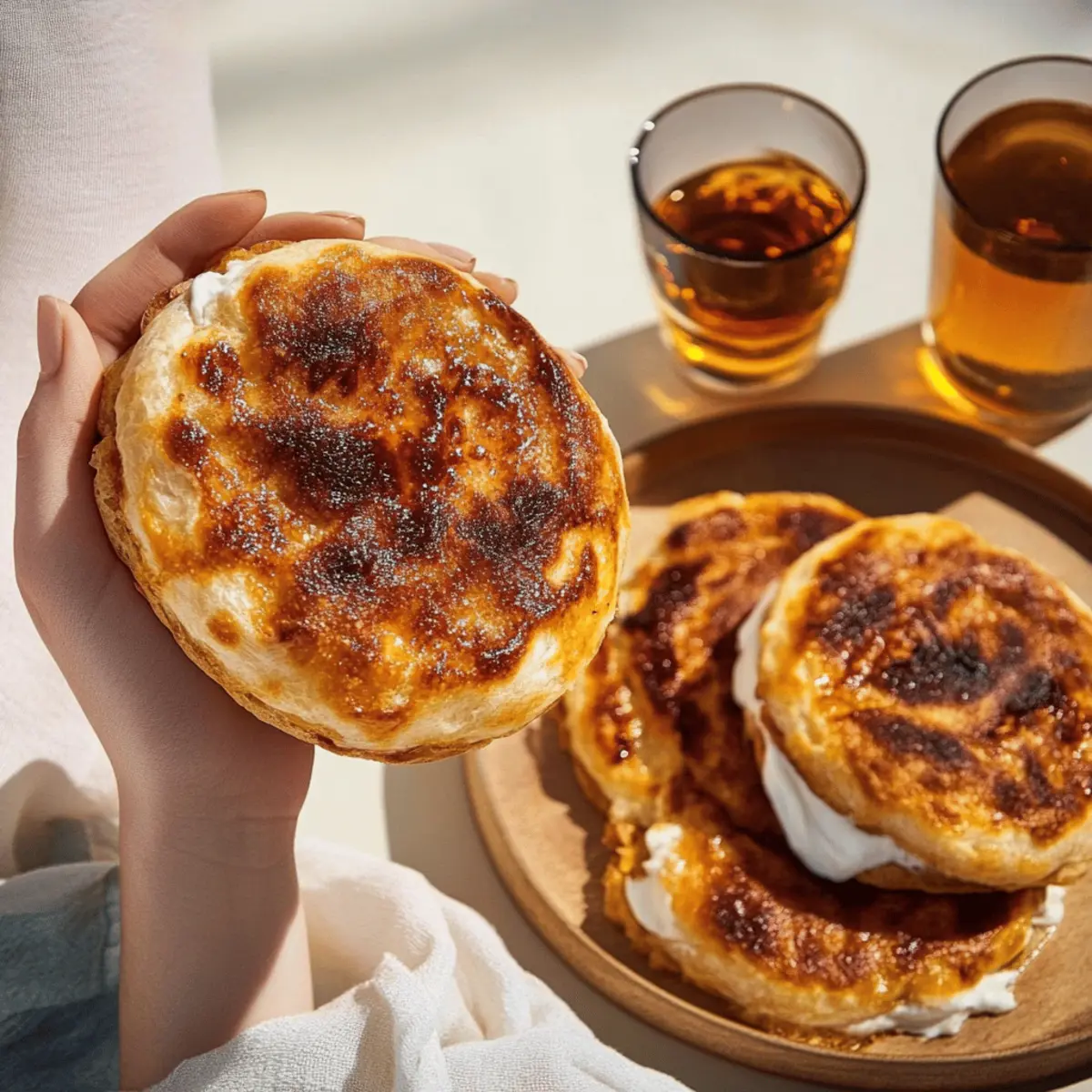 Chili Crisp Cottage Cheese Flatbreads