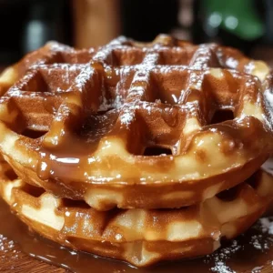 Apple Fritter Waffle Donuts