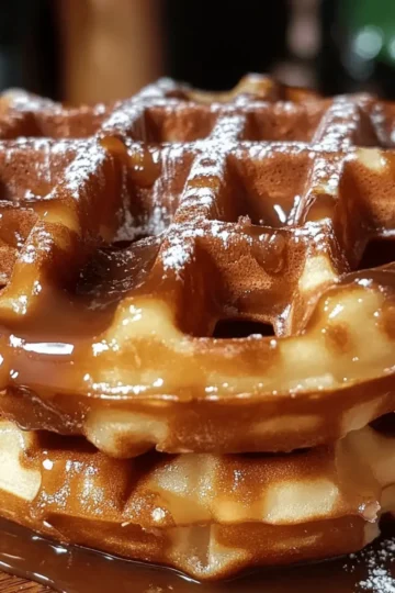 Apple Fritter Waffle Donuts