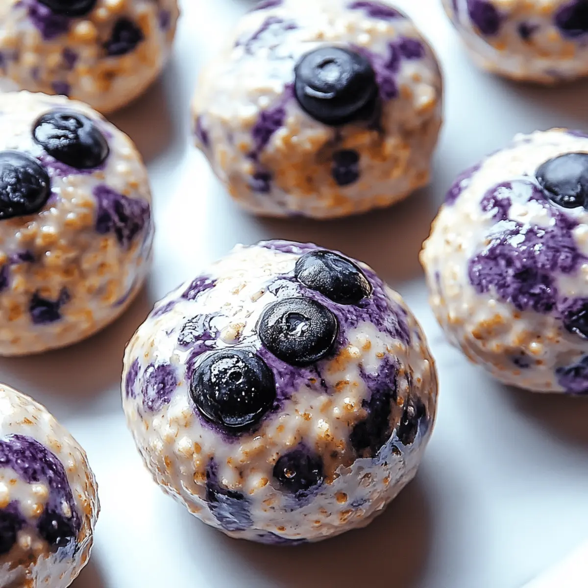 Blueberry Cheesecake Protein Bites