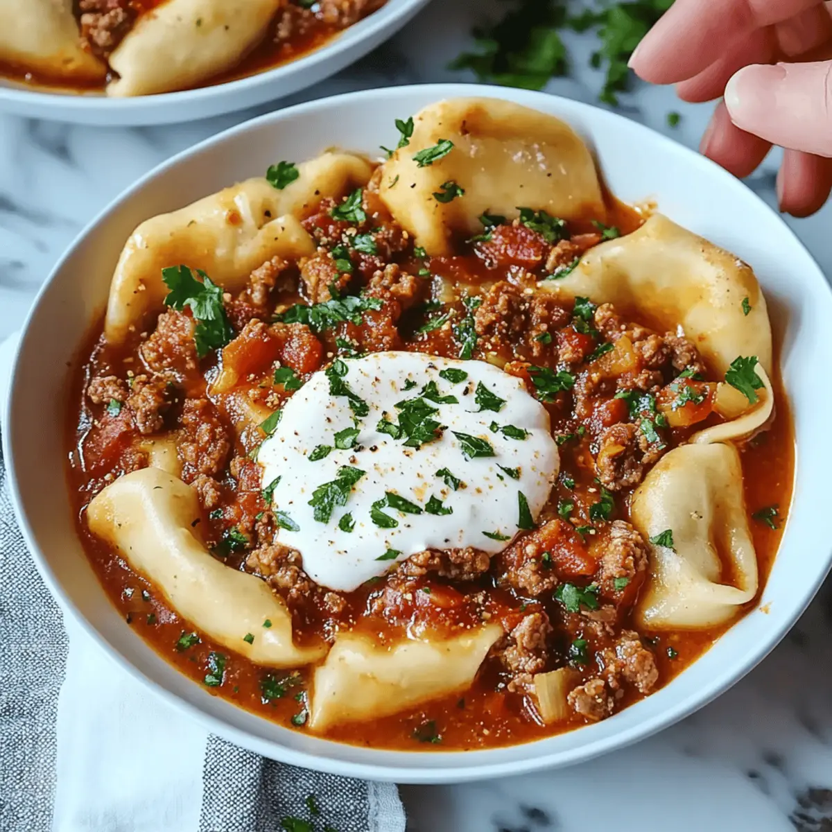Slow Cooker Lasagna Soup
