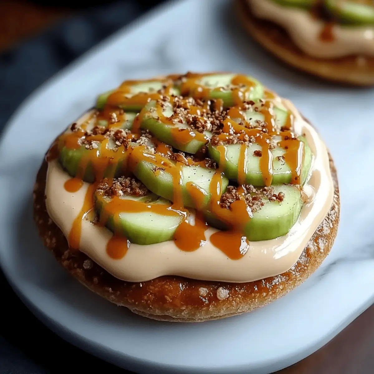 Crumbl Caramel Apple Cookies
