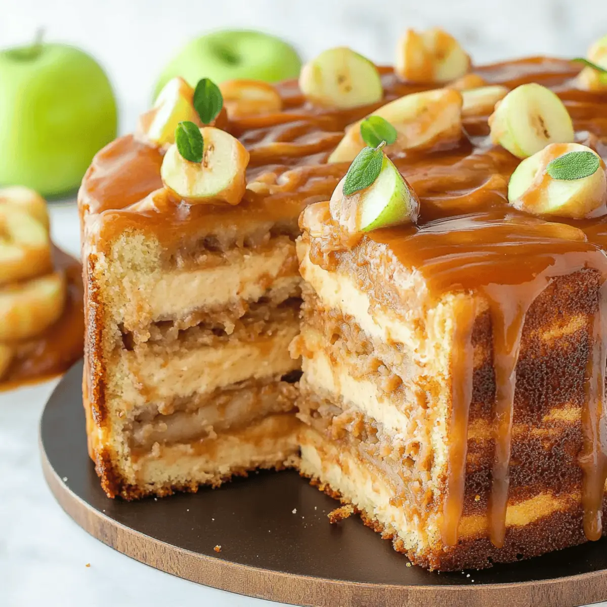 Caramel Apple Spice Cake