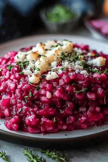 Beet Risotto