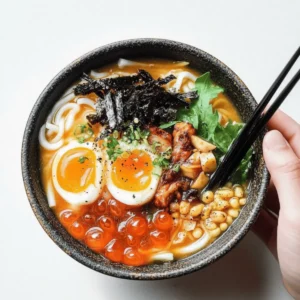 Healthy Miso Ramen with Chicken