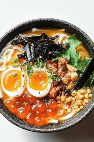 Healthy Miso Ramen with Chicken