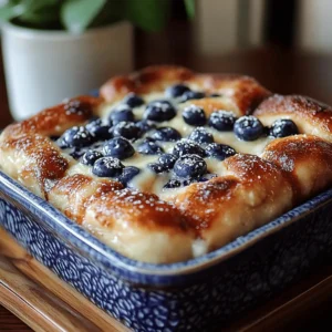 Blueberry Buttermilk Pancake Casserole