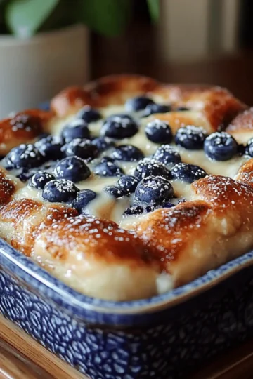 Blueberry Buttermilk Pancake Casserole
