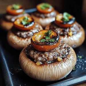 Stuffed Mushroom Eyeballs