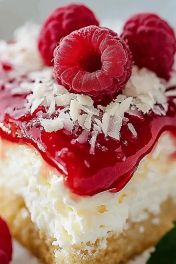 Raspberry Zinger Poke Cake