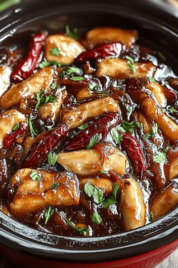 Crock Pot Bourbon Chicken