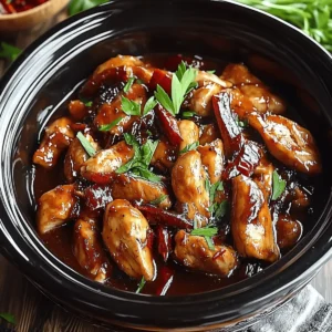 Crock Pot Bourbon Chicken