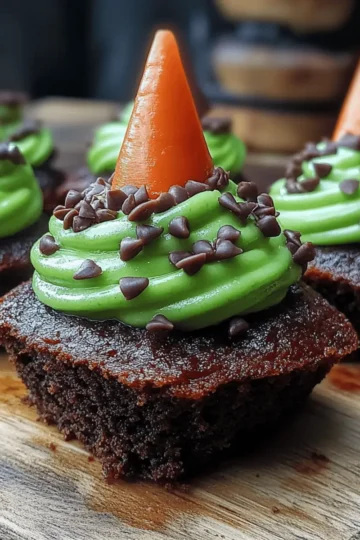 Wicked Witch Hat Brownies
