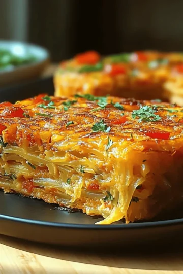 Breakfast Veggie Crinkle Cake