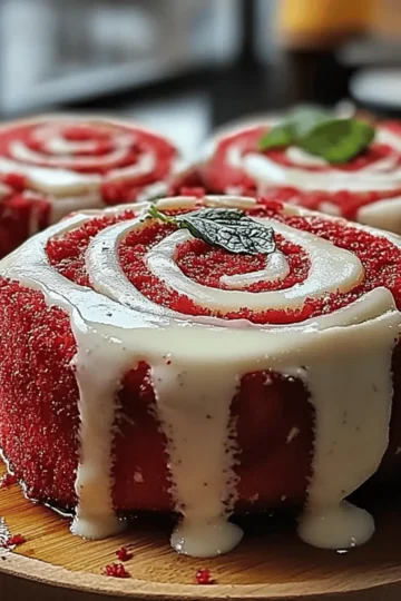 Red Velvet Cinnamon Rolls