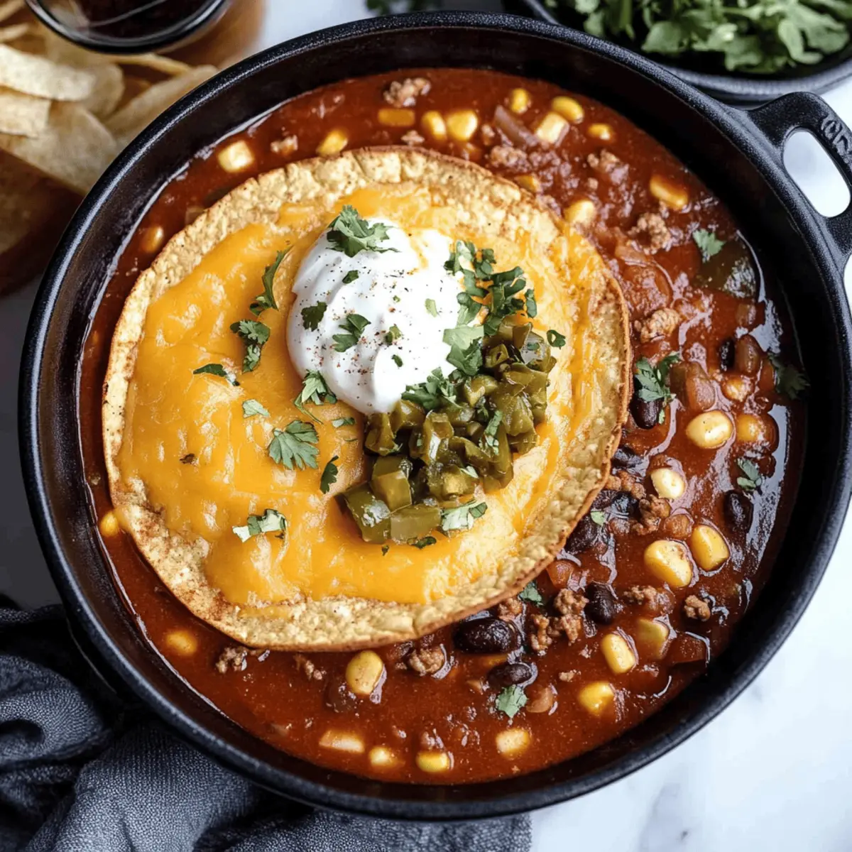 Beef Taco Soup