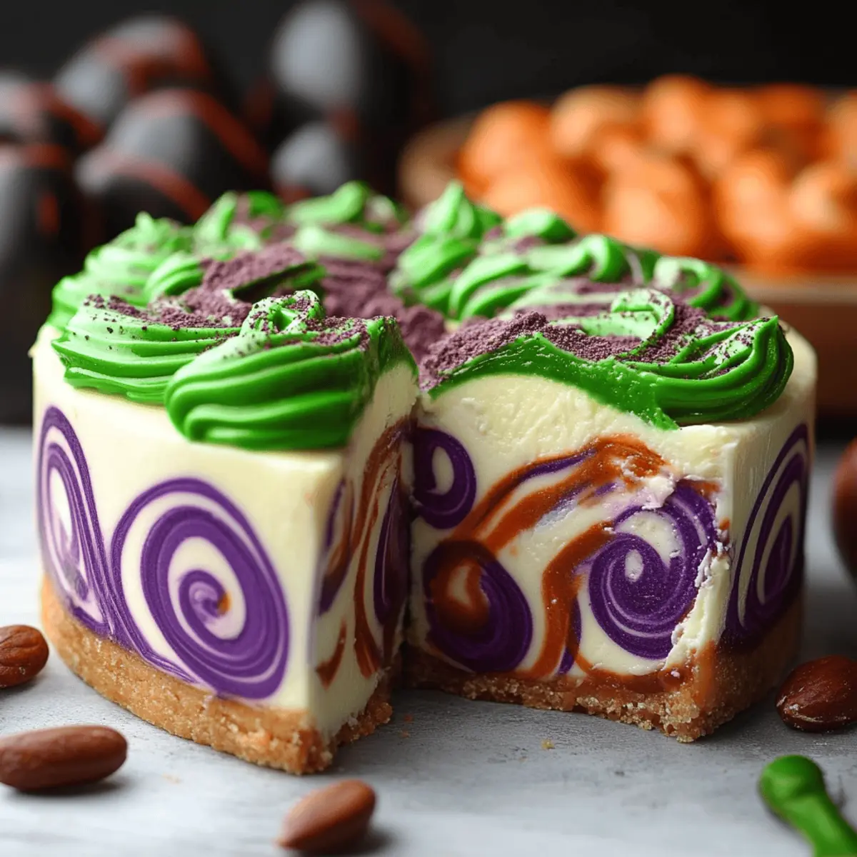 Polyjuice Potion Swirl Cheesecake