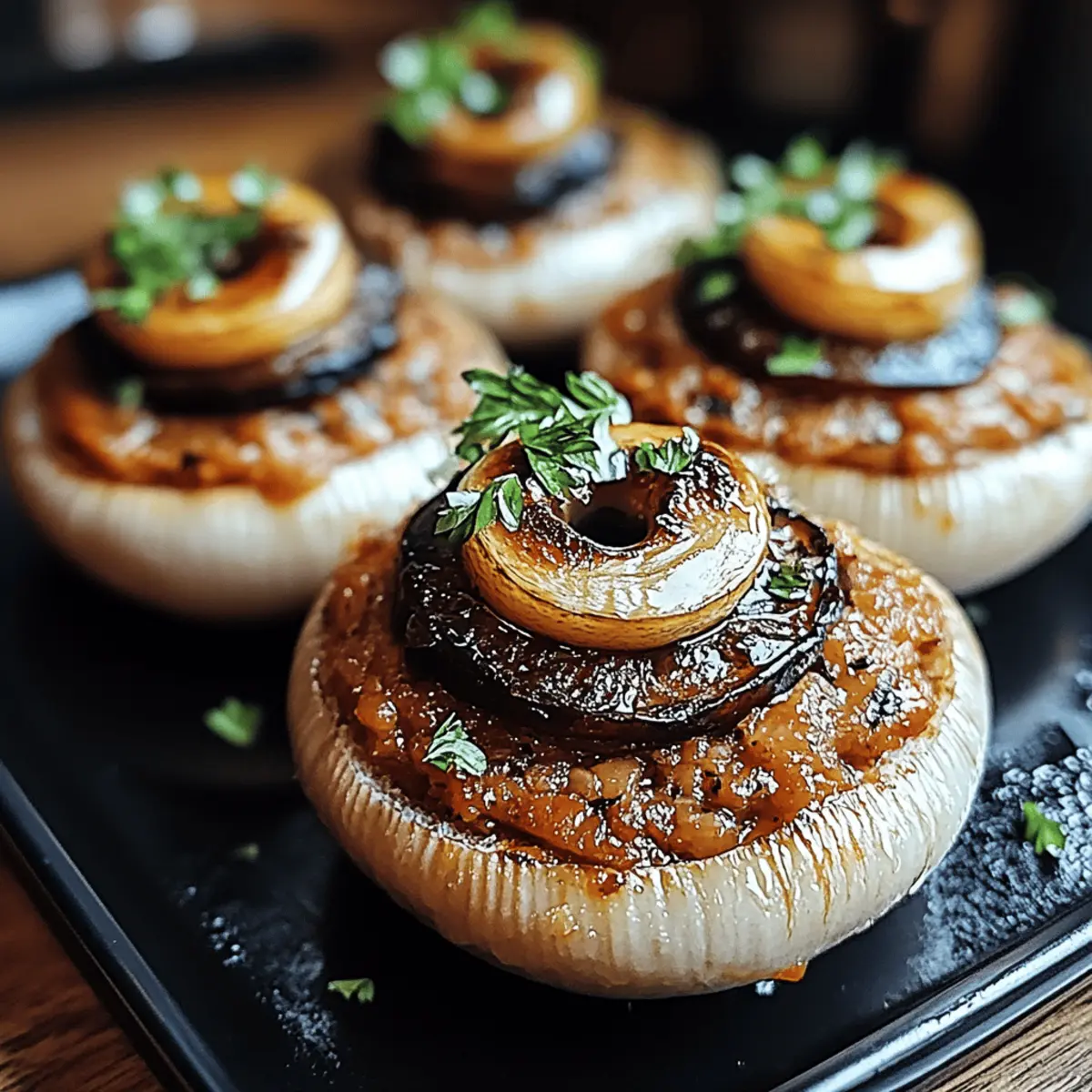 Stuffed Mushroom Eyeballs