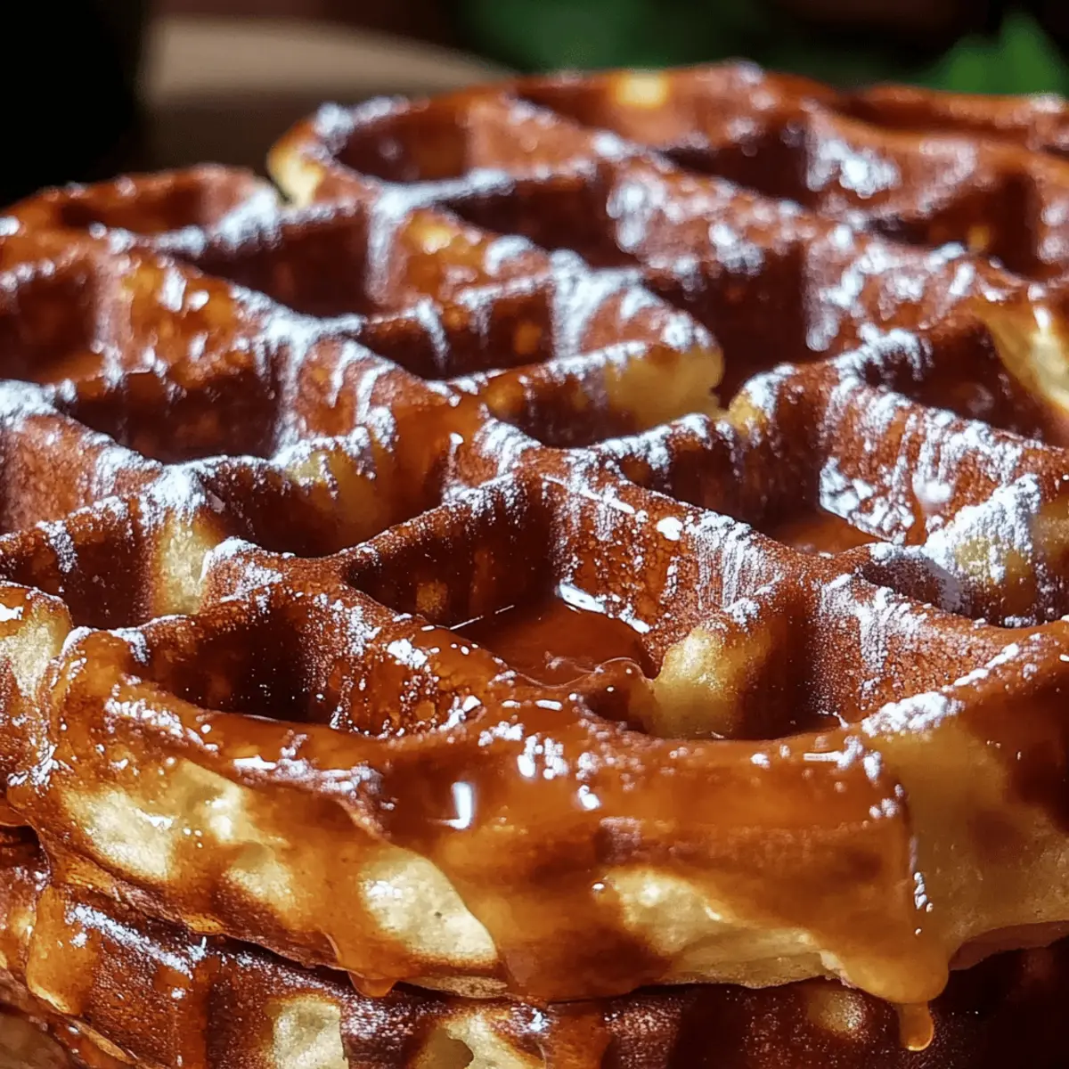 Apple Fritter Waffle Donuts