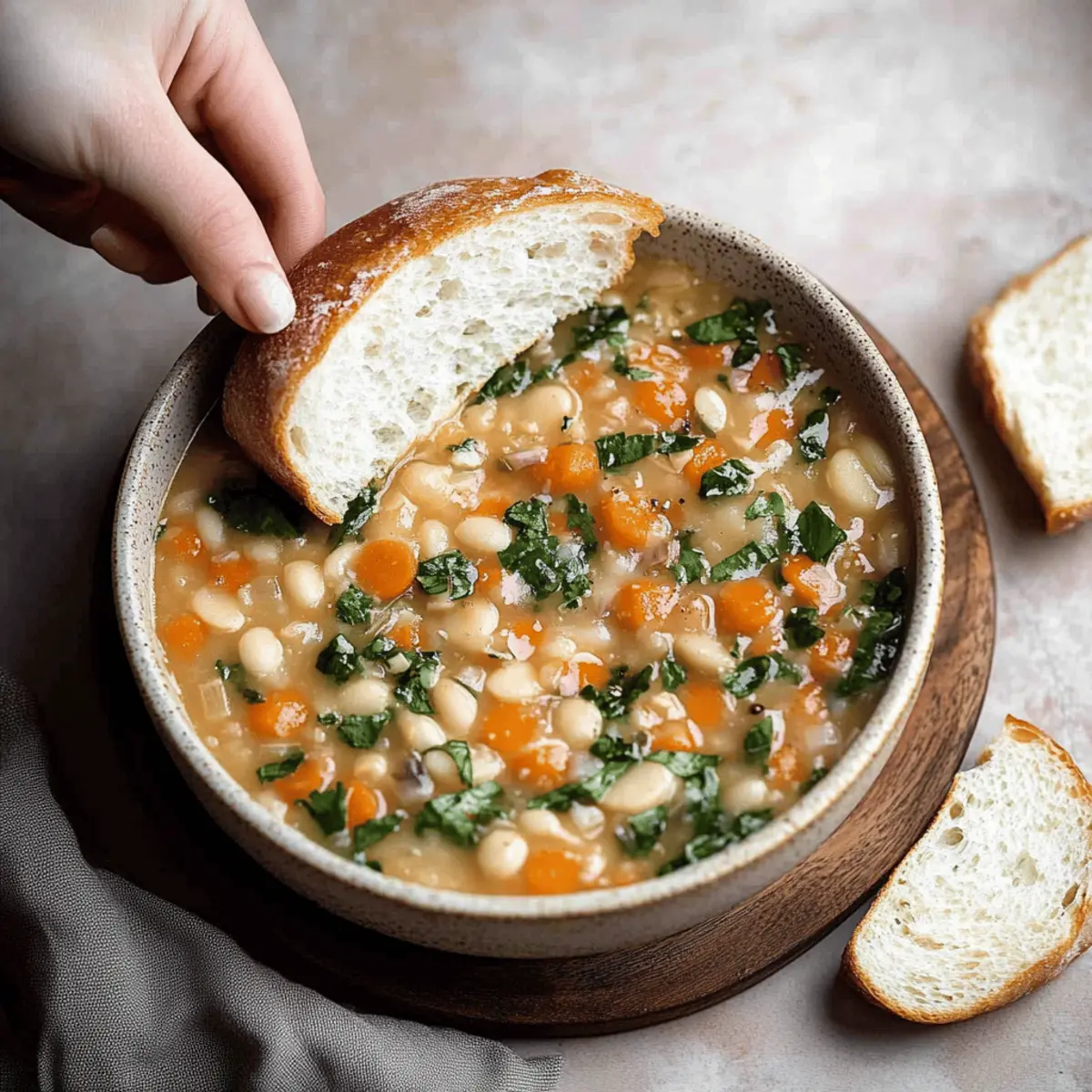 White Bean Soup with Kale