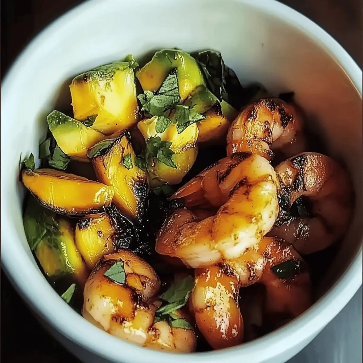 Shrimp Avocado Mango Bowls