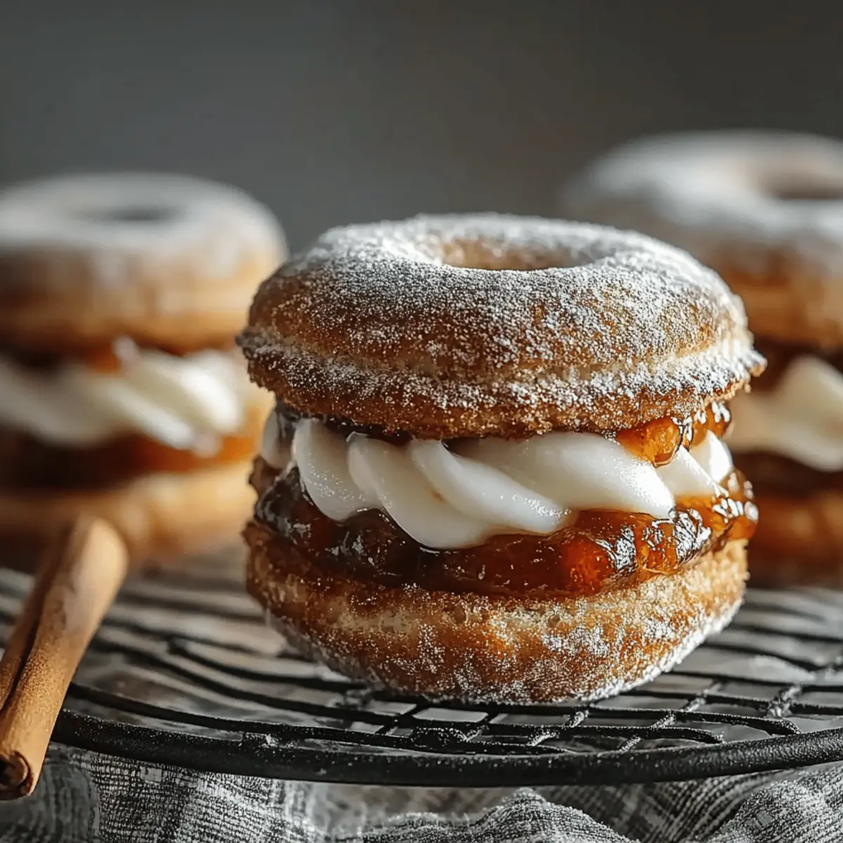 Apple Cider Whoopie Pie Cookies with Caramel