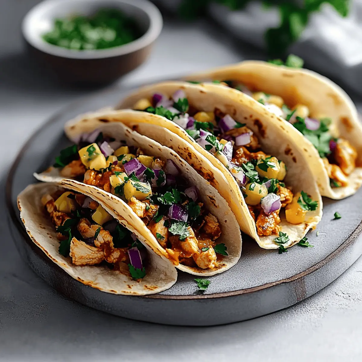 Huli Huli Chicken Tacos