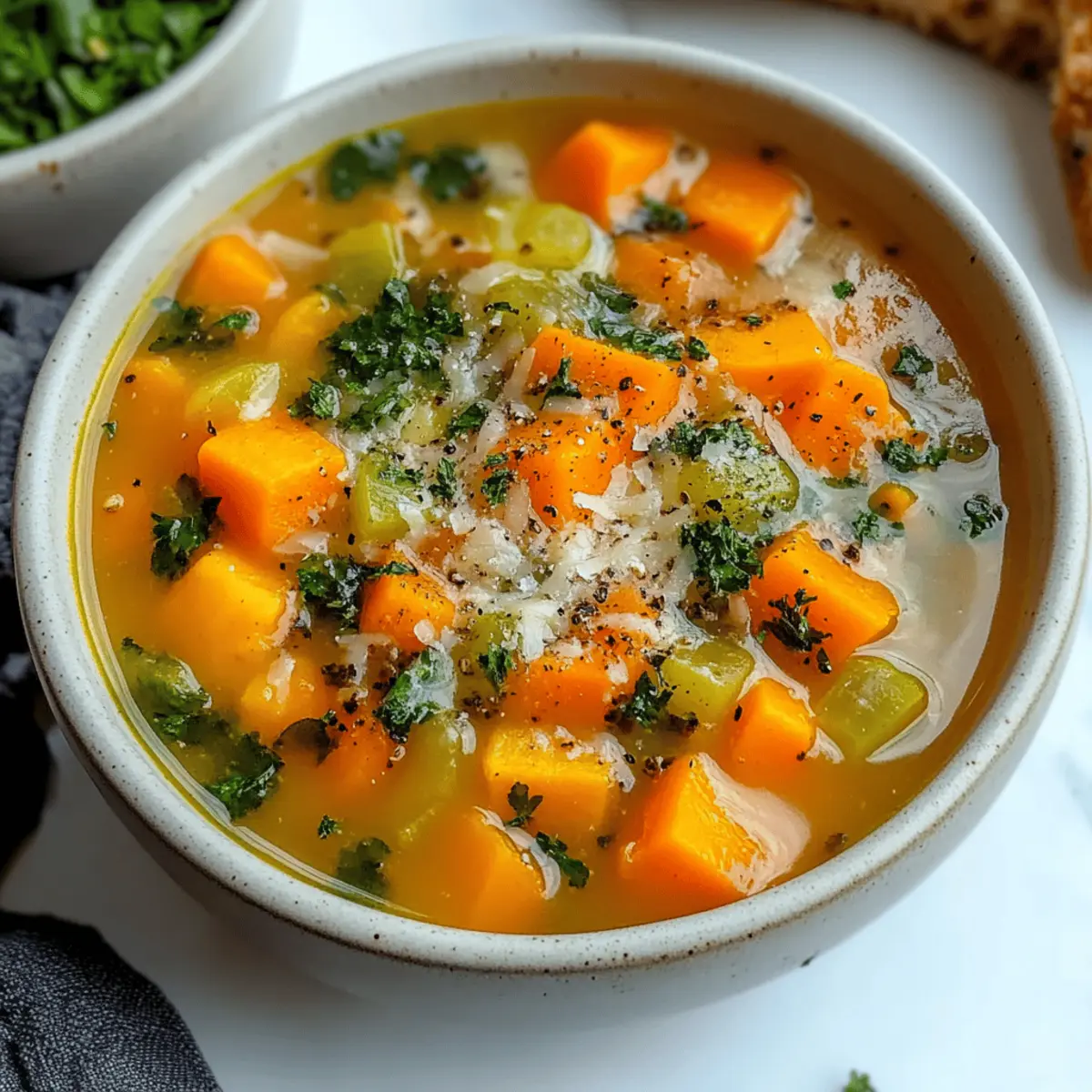 Flavorful Sweet Potato Vegetable Soup