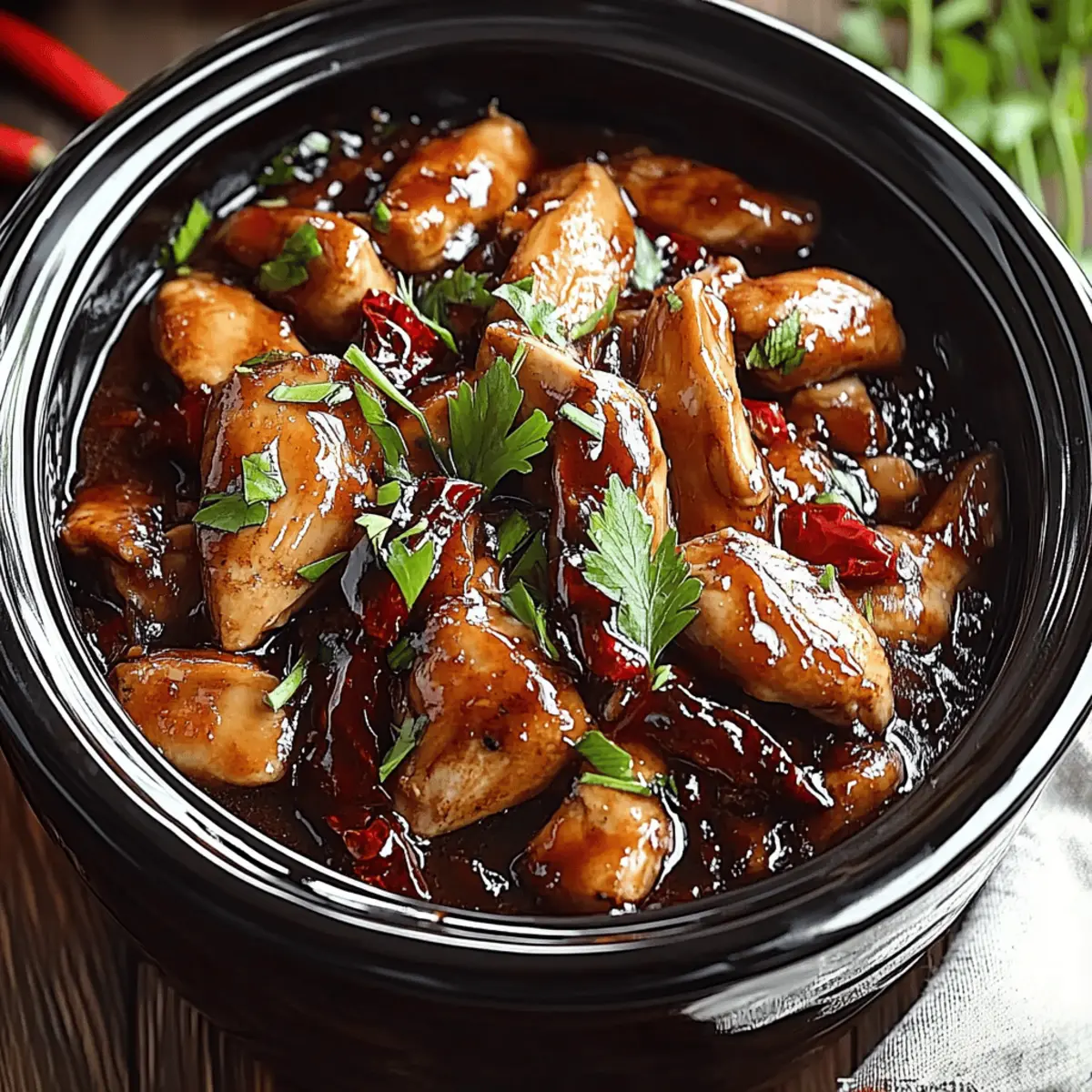 Crock Pot Bourbon Chicken