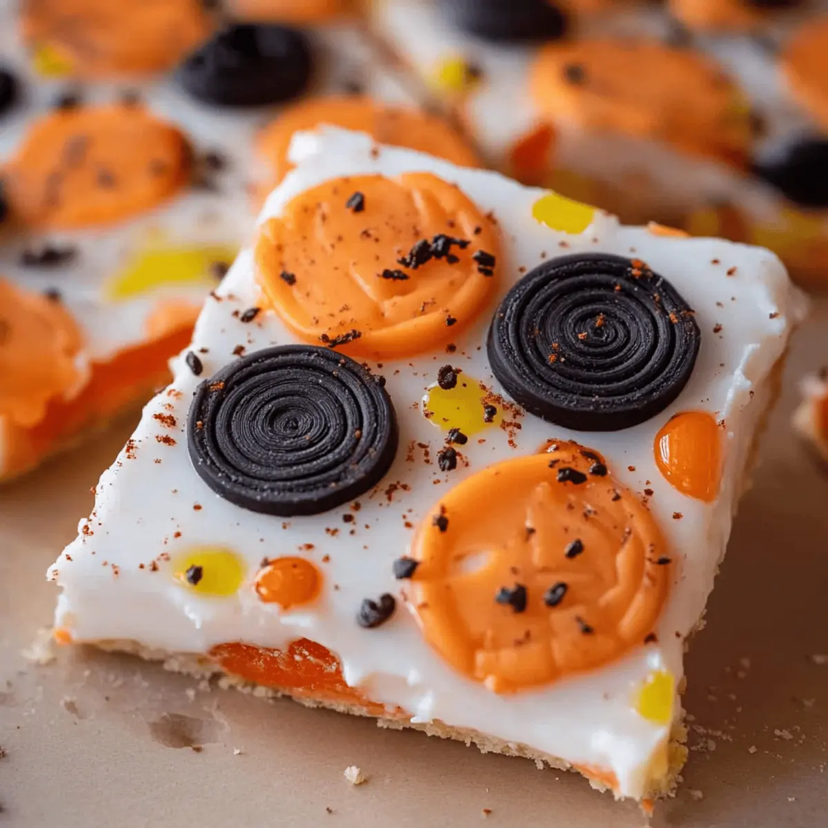 White Chocolate Halloween Oreo Bark