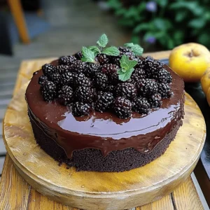 Blackberry Velvet Gothic Cake
