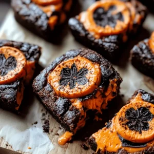 Halloween Oreo Cookie Brownies