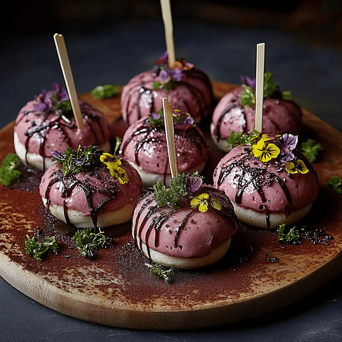 Forbidden Forest Blackberry Cheesecake Pops