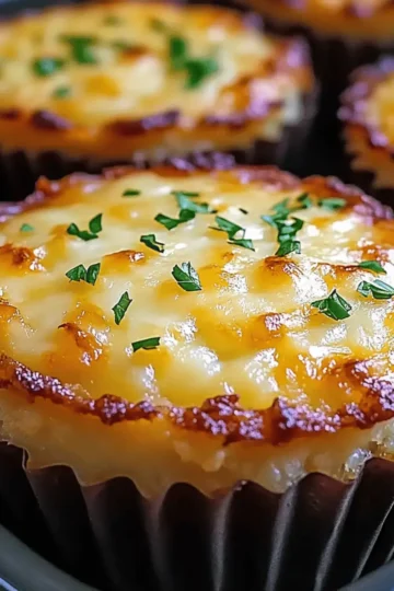 Cheesy Mashed Potato Muffins