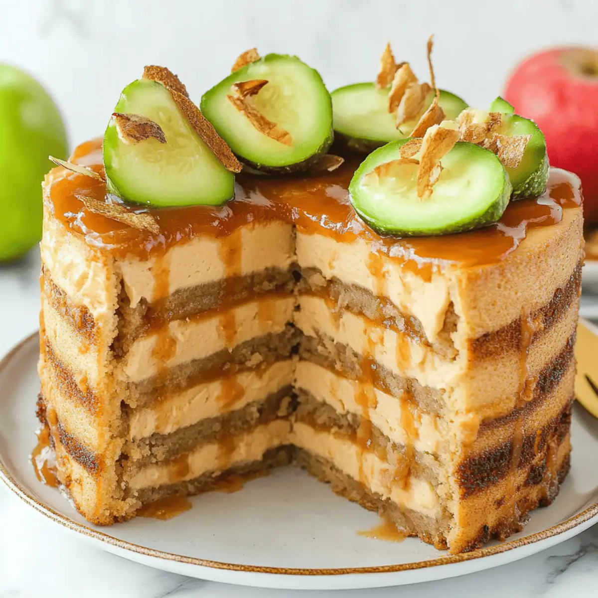 Caramel Apple Spice Cake