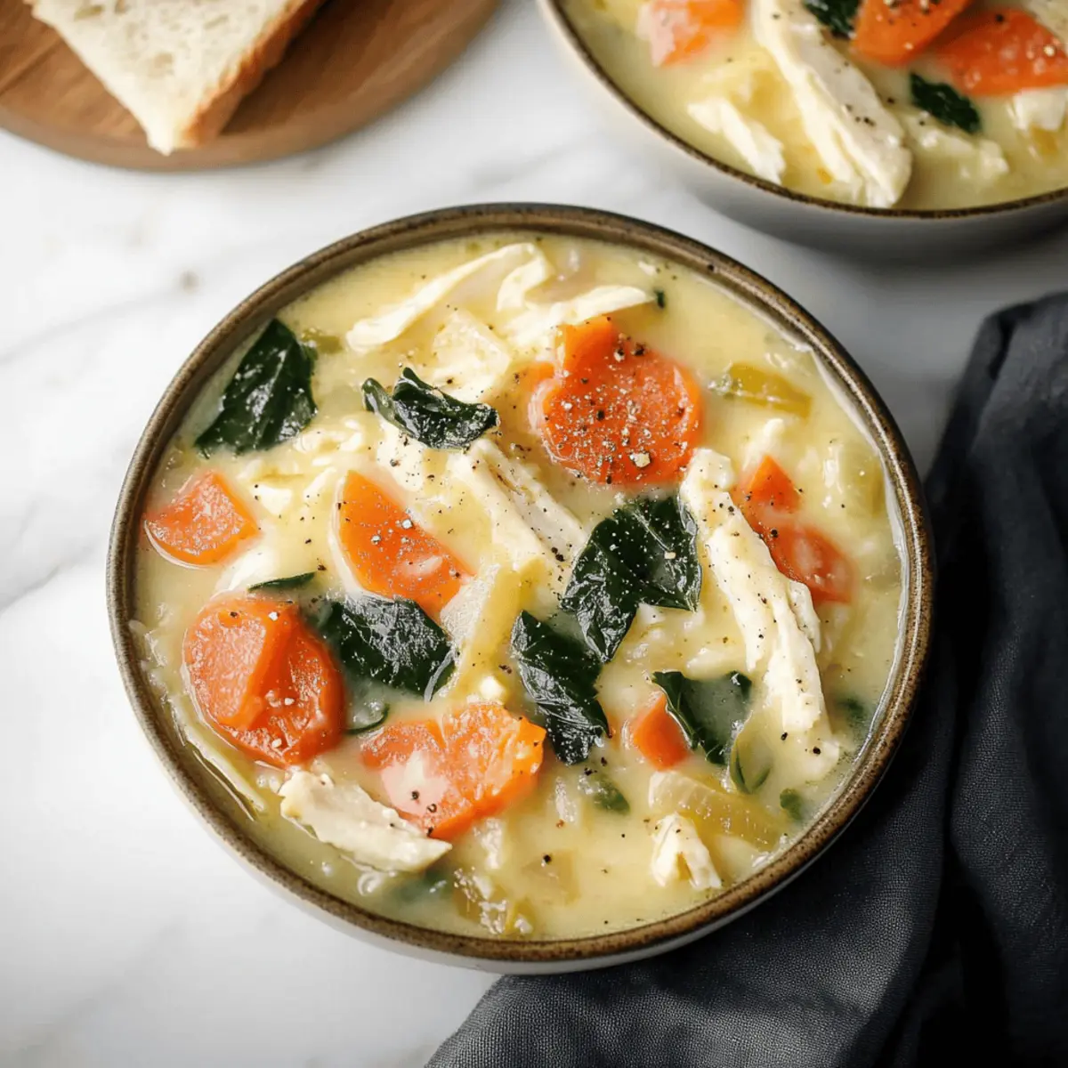 Creamy Turkey Orzo Soup