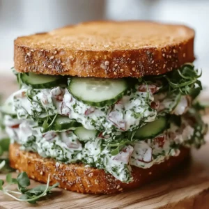 Cucumber Salad Sandwiches