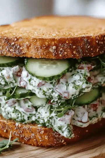 Cucumber Salad Sandwiches