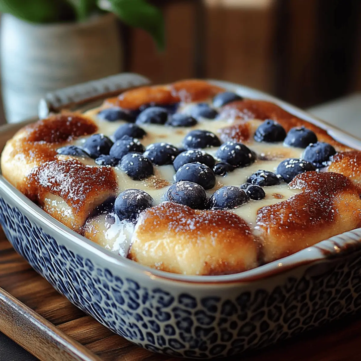 Blueberry Buttermilk Pancake Casserole