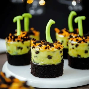 Witches' Brew Halloween Cake Jars