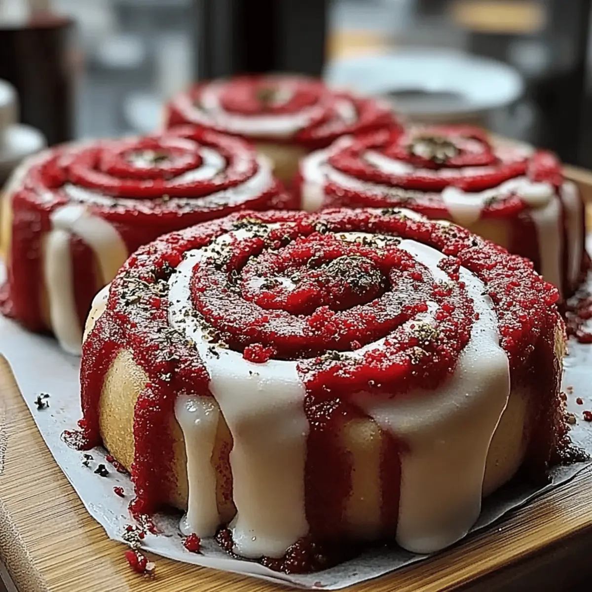 Red Velvet Cinnamon Rolls